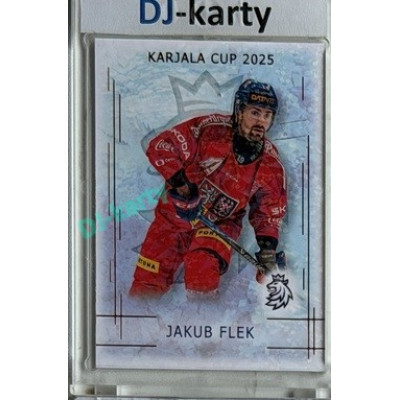 2025/26 Real Cards serie 1 #KC-05 Jakub Flek Karjala Cup 2025 Bronze Jungle xx/15