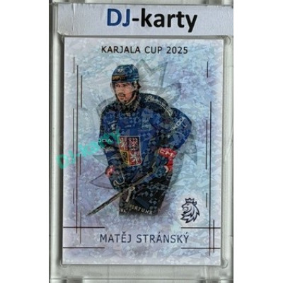 2025/26 Real Cards serie 1 #KC-22 Matěj Stránský Karjala Cup 2025 Bronze Jungle xx/15