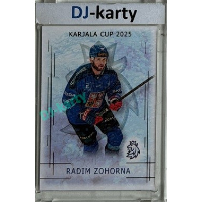 2025/26 Real Cards serie 1 #KC-26 Radim Zohorna Karjala Cup 2025 Bronze Jungle xx/15