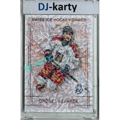 2025/26 Real Cards serie 1 #SHG-02 Ondřej Beránek Swiss ice hockey games 2025/26 Bronze Jungle xx/15
