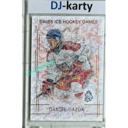 2025/26 Real Cards serie 1 #SHG-06 Daniel Gazda Swiss ice hockey games 2025/26 Bronze Jungle xx/15