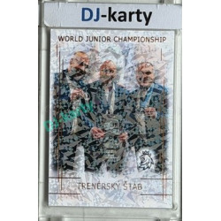 2025/26 Real Cards serie 1 Collectors Edition #U20-24 trenérský štáb World junior Championship U20 2025/26 Bronze Jungle xx/15