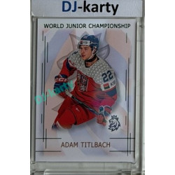 2025/26 Real Cards serie 1 Collectors Edition #U20-22 Adam Titlbach World junior Championship U20 2025/26 Emerald xx/22
