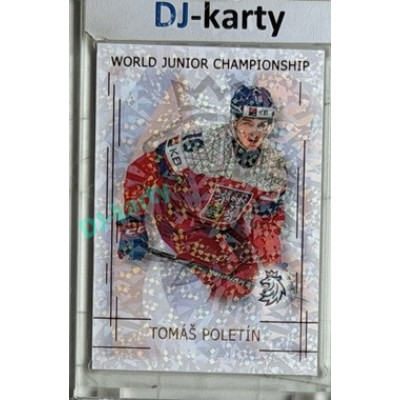 2025/26 Real Cards serie 1 Collectors Edition #U20-19 Tomáš Poletín World junior Championship U20 2025/26 Bronze Jungle xx/15