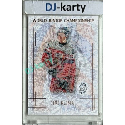 2025/26 Real Cards serie 1 Collectors Edition #U20-11 Jiří Klíma World junior Championship U20 2025/26 Bronze Jungle xx/15