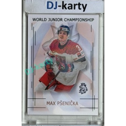 2025/26 Real Cards serie 1 Collectors Edition #U20-20 Max Pšenička World junior Championship U20 2025/26 Emerald xx/22