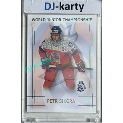 2025/26 Real Cards serie 1 Collectors Edition #U20-21 Petr Sikora World junior Championship U20 2025/26 Emerald xx/22