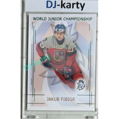 2025/26 Real Cards serie 1 Collectors Edition #U20-06 Jakub Fibigr World junior Championship U20 2025/26 Emerald xx/22