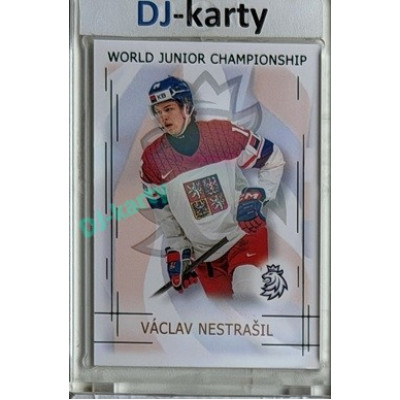 2025/26 Real Cards serie 1 Collectors Edition #U20-16 Václav Nestrašil World junior Championship U20 2025/26 Emerald xx/22