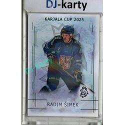 2025/26 Real Cards serie 1 Collectors Edition #KC-24 Radim Šimek Karjala Cup 2025 Emerald xx/22