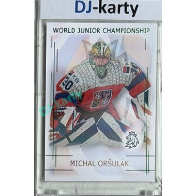 2025/26 Real Cards serie 1 Collectors Edition #U20-18 Michal Oršulák World junior Championship U20 2025/26 Emerald xx/22