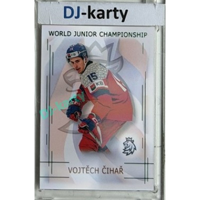 2025/26 Real Cards serie 1 Collectors Edition #U20-03 Vojtěch Čihař World junior Championship U20 2025/26 Emerald xx/22