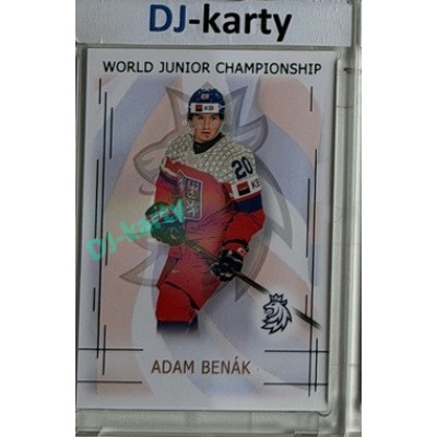 2025/26 Real Cards serie 1 Collectors Edition #U20-01 Adam Benák World junior Championship U20 2025/26 Emerald xx/22