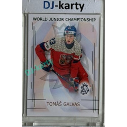 2025/26 Real Cards serie 1 Collectors Edition #U20-07 Tomáš Galvas World junior Championship U20 2025/26 Emerald xx/22