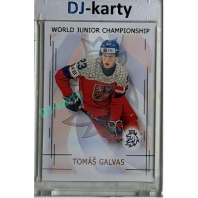 2025/26 Real Cards serie 1 Collectors Edition #U20-07 Tomáš Galvas World junior Championship U20 2025/26 Emerald xx/22