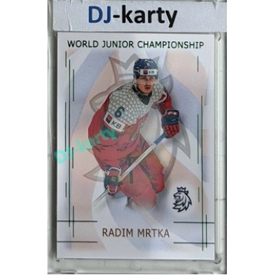 2025/26 Real Cards serie 1 Collectors Edition #U20-15 Radim Mrtka World junior Championship U20 2025/26 Emerald xx/22