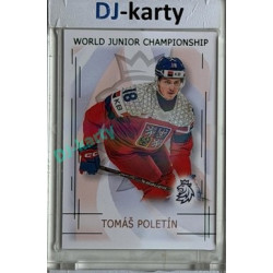 2025/26 Real Cards serie 1 Collectors Edition #U20-19 Tomáš Poletín World junior Championship U20 2025/26 Emerald xx/22