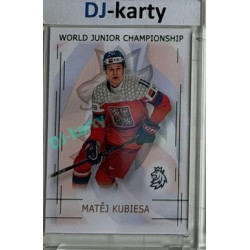 2025/26 Real Cards serie 1 Collectors Edition #U20-12 Matěj Kubiesa World junior Championship U20 2025/26 Emerald xx/22