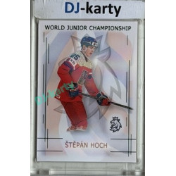 2025/26 Real Cards serie 1 Collectors Edition #U20-08 Štěpán Hoch World junior Championship U20 2025/26 Emerald xx/22