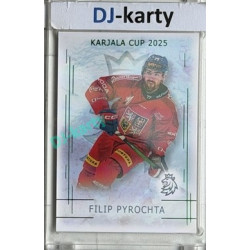2025/26 Real Cards serie 1 Collectors Edition #KC-19 Filip Pyrochta Karjala Cup 2025 Emerald xx/22