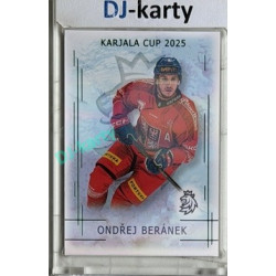 2025/26 Real Cards serie 1 Collectors Edition #KC-02 Ondřej Beránek Karjala Cup 2025 Emerald xx/22