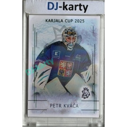 2025/26 Real Cards serie 1 Collectors Edition #KC-17 Petr Kváča Karjala Cup 2025 Emerald xx/22