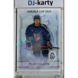 2025/26 Real Cards serie 1 Collectors Edition #KC-08 Filip Chlapík Karjala Cup 2025 Emerald xx/22