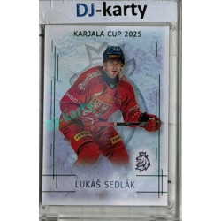2025/26 Real Cards serie 1 Collectors Edition #KC-21 Lukáš Sedlák Karjala Cup 2025 Emerald xx/22