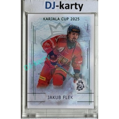 2025/26 Real Cards serie 1 Collectors Edition #KC-05 Jakub Flek Karjala Cup 2025 Emerald xx/22
