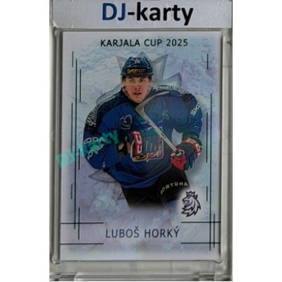 2025/26 Real Cards serie 1 Collectors Edition #KC-07 Luboš Horký Karjala Cup 2025 Emerald xx/22