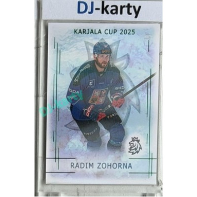 2025/26 Real Cards serie 1 Collectors Edition #KC-26 Radim Zohorna Karjala Cup 2025 Emerald xx/22