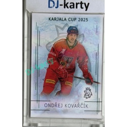 2025/26 Real Cards serie 1 Collectors Edition #KC-13 Ondřej Kovařčík Karjala Cup 2025 Emerald xx/22