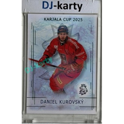2025/26 Real Cards serie 1 Collectors Edition #KC-16 Daniel Kurovský Karjala Cup 2025 Emerald xx/22