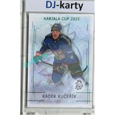 2025/26 Real Cards serie 1 Collectors Edition #KC-15 Radek Kučeřík Karjala Cup 2025 Emerald xx/22