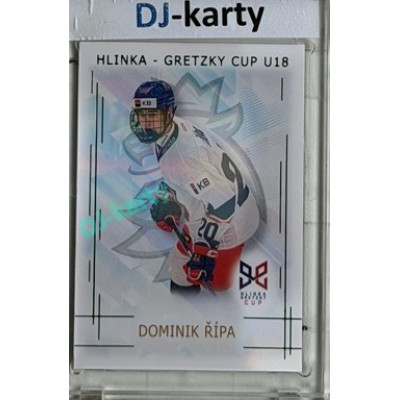 2025/26 Real Cards serie 1 Collectors Edition #HG-17 Dominik Řípa Hlinka-Gretzky cup U18 Emerald xx/22