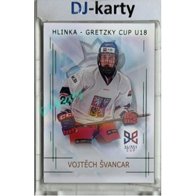 2025/26 Real Cards serie 1 Collectors Edition #HG-20 Vojtěch Švancar Hlinka-Gretzky cup U18 Emerald xx/22