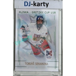 2025/26 Real Cards serie 1 Collectors Edition #HG-18 Tobiáš Sekanina Hlinka-Gretzky cup U18 Emerald xx/22