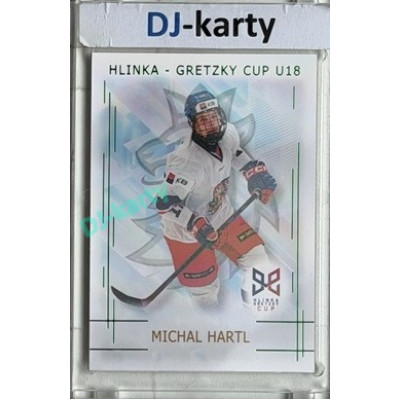 2025/26 Real Cards serie 1 Collectors Edition #HG-04 Michal Hartl Hlinka-Gretzky cup U18 Emerald xx/22