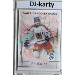 2025/26 Real Cards serie 1 Collectors Edition #SHG-22 Jan Ščotka Swiss ice hockey games 2025/26 Emerald xx/22