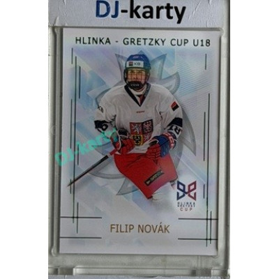 2025/26 Real Cards serie 1 Collectors Edition #HG-12 Filip Novák Hlinka-Gretzky cup U18 Emerald xx/22
