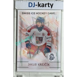 2025/26 Real Cards serie 1 Collectors Edition #SHG-13 Jakub Krejčík Swiss ice hockey games 2025/26 Emerald xx/22