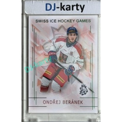 2025/26 Real Cards serie 1 Collectors Edition #SHG-02 Ondřej Beránek Swiss ice hockey games 2025/26 Emerald xx/22