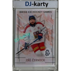 2025/26 Real Cards serie 1 Collectors Edition #SHG-03 Jiří Černoch Swiss ice hockey games 2025/26 Emerald xx/22