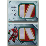 2025/26 Real Cards serie 1 Collectors Edition #FL-5 Pavel Kousal Fabulous Letters Booklet 1/6 (písmeno K - 1of1)