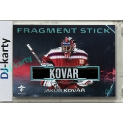 2025/26 Real Cards serie 1 Collectors Edition #FS-10 Jakub Kovář Fragment Stick Turquoise Nameplate 1of1