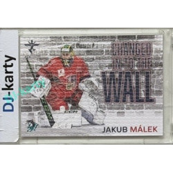 2025/26 Real Cards serie 1 Collectors Edition #CHW-03 Jakub Málek Changed in to the wall Canvas Turquoise 1of1