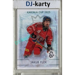 2025/26 Real Cards serie 1 Collectors Edition #KC-05 Jakub Flek Karjala Cup 2025 Ice Water Turquoise 1of1