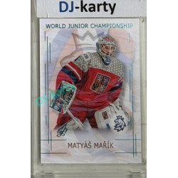 2025/26 Real Cards serie 1 Collectors Edition #U20-14 Matyáš Mařík World junior Championship U20 2025/26 Ice Water Turquoise 1of1