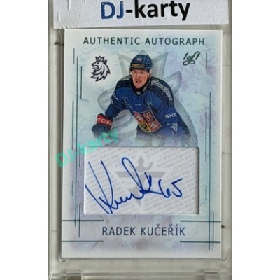 2025/26 Real Cards serie 1 Collectors Edition #AA-14 Radek Kučeřík Karjala Cup 2025/26 Autographs Turquoise 1of1