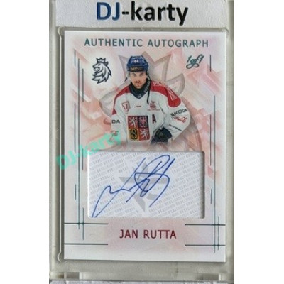 2025/26 Real Cards serie 1 Collectors Edition #AA-11 Jan Rutta Swiss ice hockey games 2025/26 Autographs Turquoise 1of1